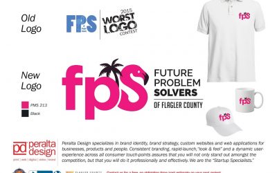 Peralta Design Reveals The New Logo For The Future Problem Solvers Of Flagler County At Entrepreneur Night!