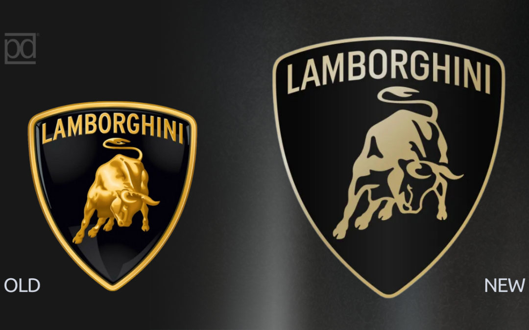 The new Lamborghini logo: Can you spot the difference?